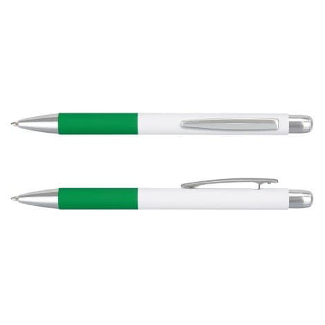 White/Kelly Green
