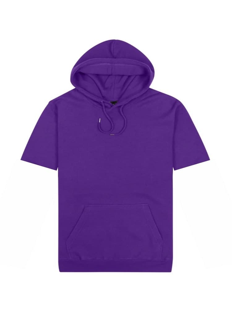 Short-Sleeved Origin Hoodie Purple