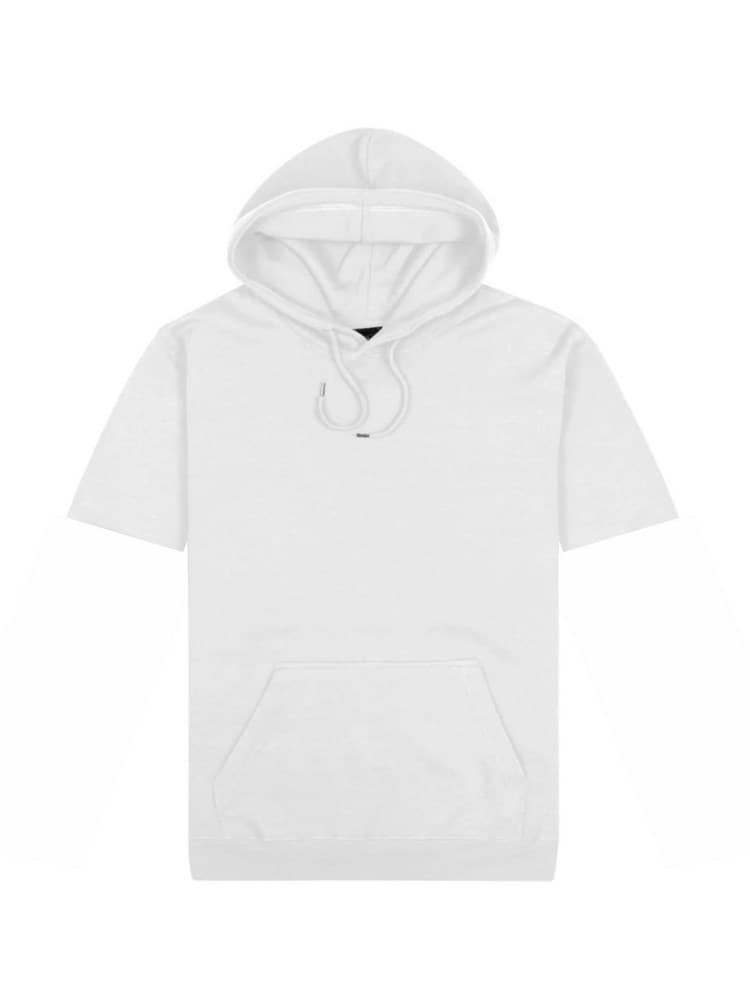Short-Sleeved Origin Hoodie White
