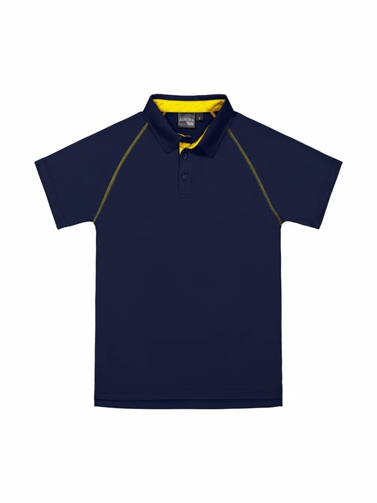 XT Performance Polo - Mens Navy/Gold