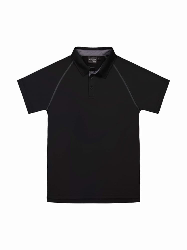 XT Performance Polo - Kids Black/Grey