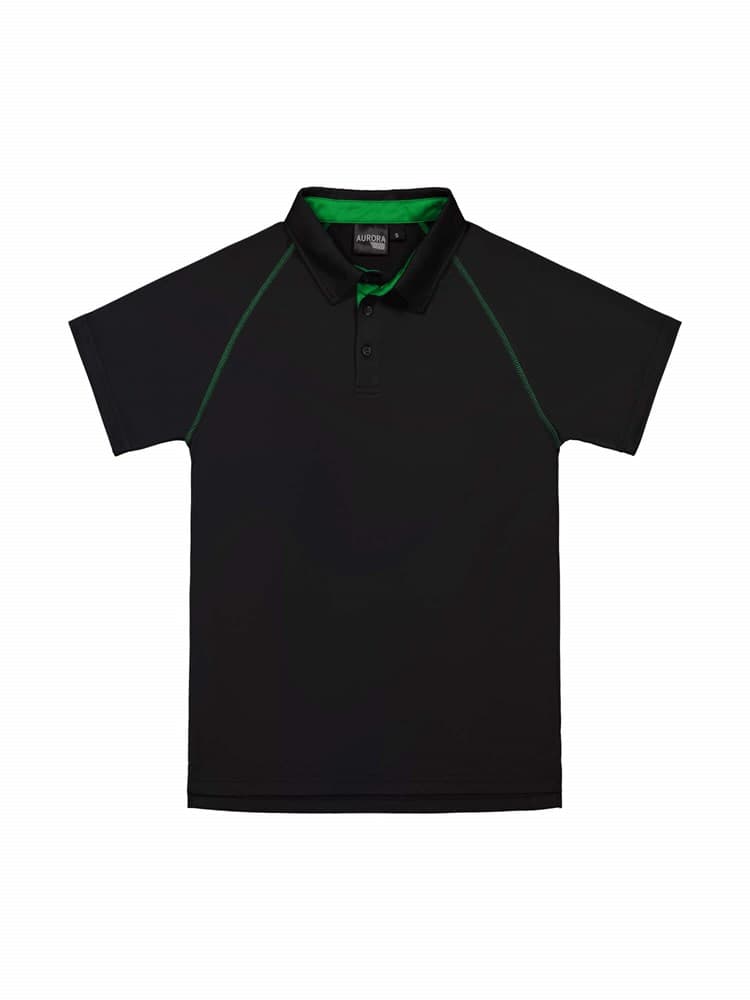 XT Performance Polo - Kids Black/Kelly