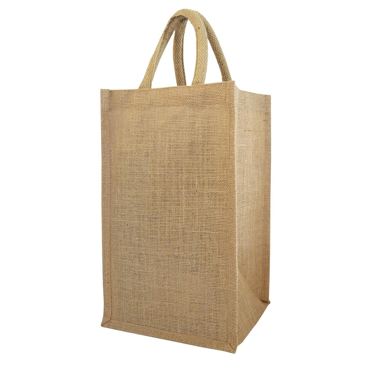 FOUR BOTTLE JUTE BAG