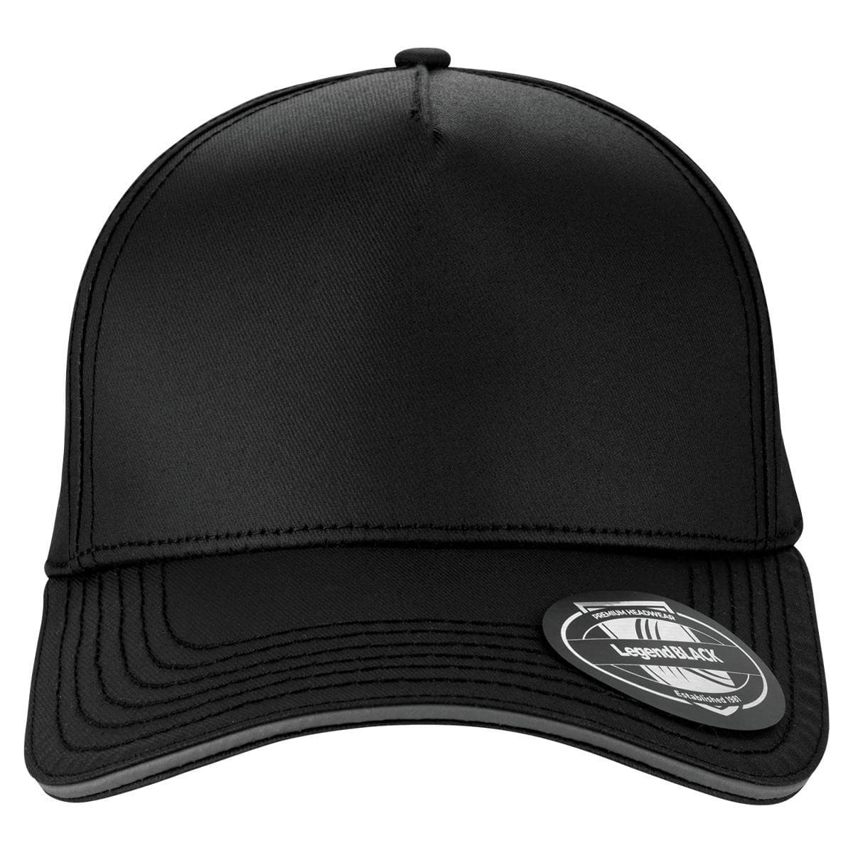 HARLEY CAP - BLACK REFLECTIVE SILVER