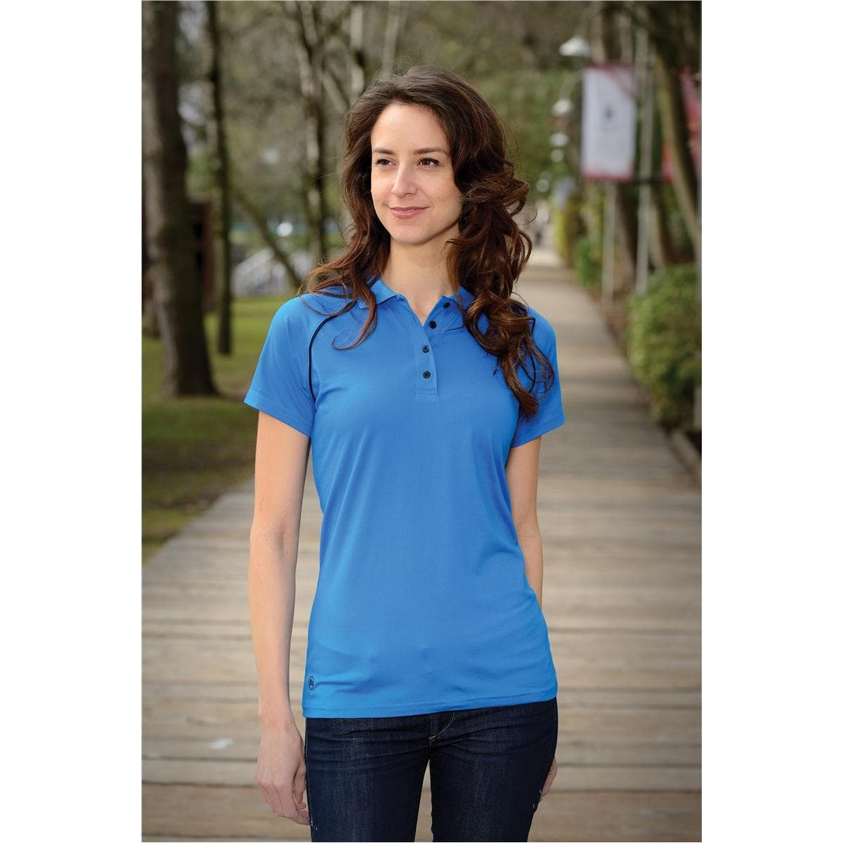 WOMEN'S PIRANHA PERFORMANCE POLO