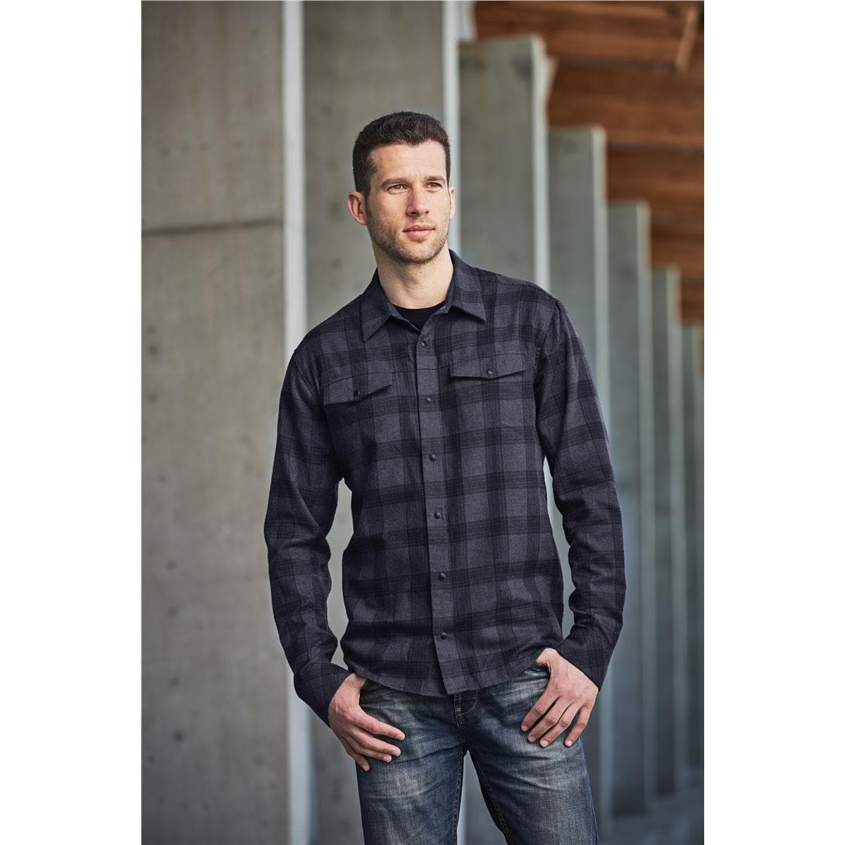 MENS LOGAN SNAP FRONT SHIRT