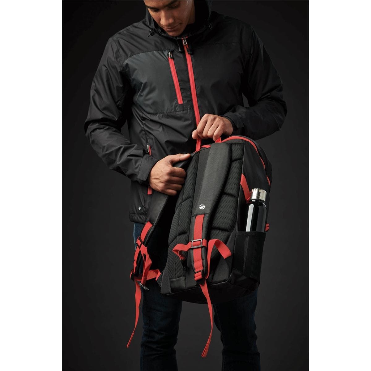 WHISTLER BACKPACK BLACK/AZUREBLUE