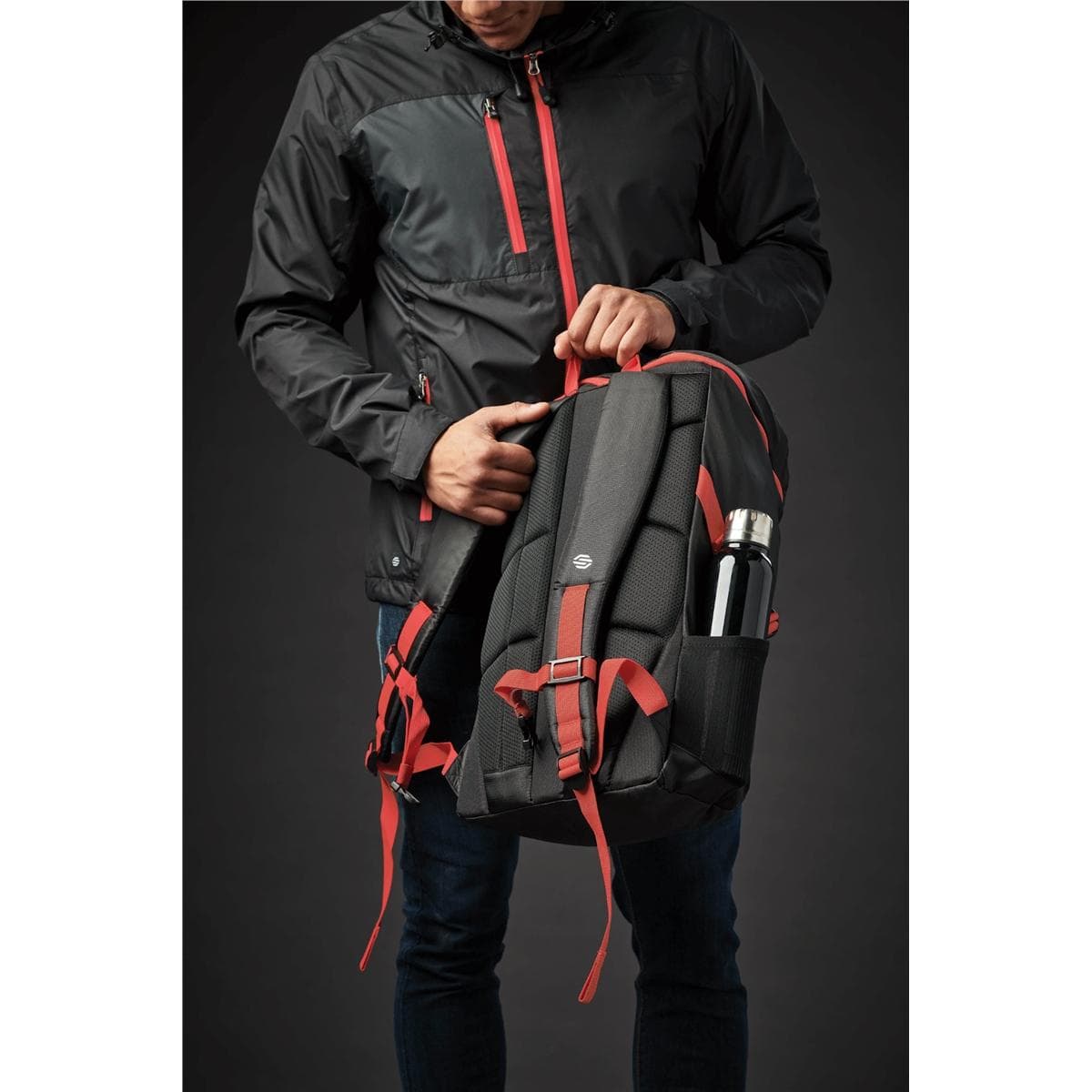 WHISTLER BACKPACK BLACK/AZUREBLUE