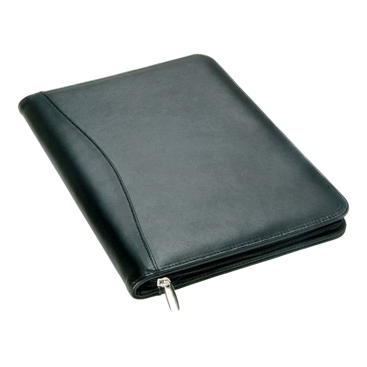 LEATHER A4 COMPENDIUM WITH CALCULATOR