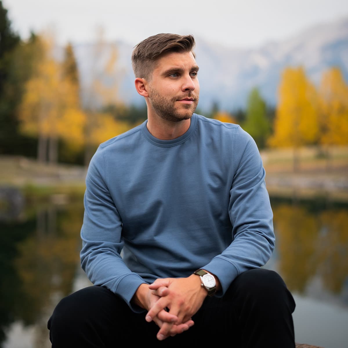 MEN'S STOCKTON FLEECE CREW NECK 