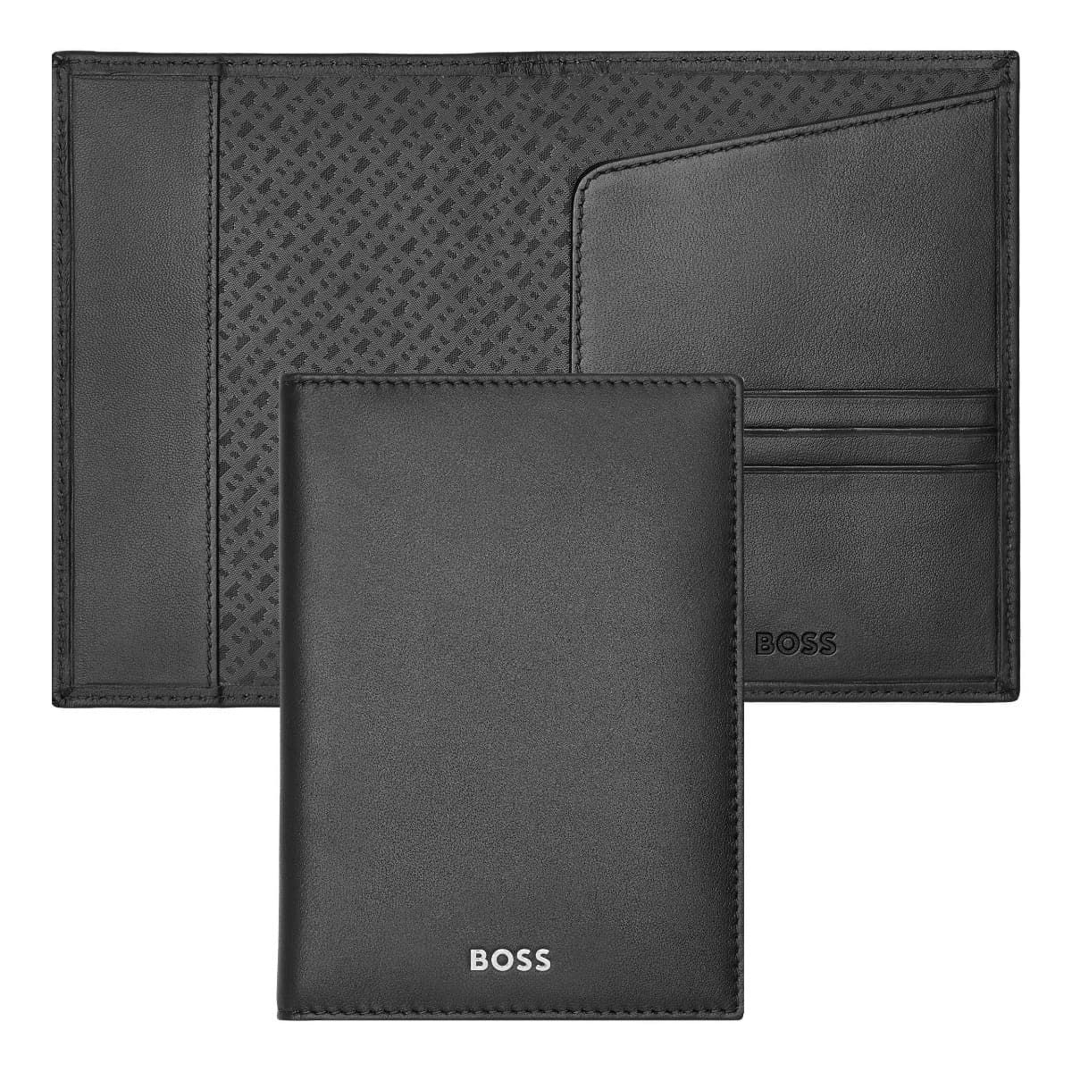 HUGO BOSS CLASSIC SMOOTH PASSPORT HOLDER 