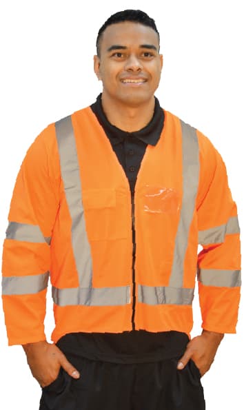 HI VIZ LONG SLEEVE UNISEX VEST 