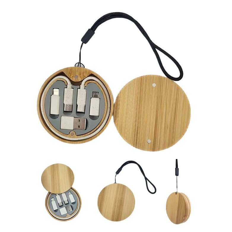 BAMBOO CABLE SET (MOQ 100)