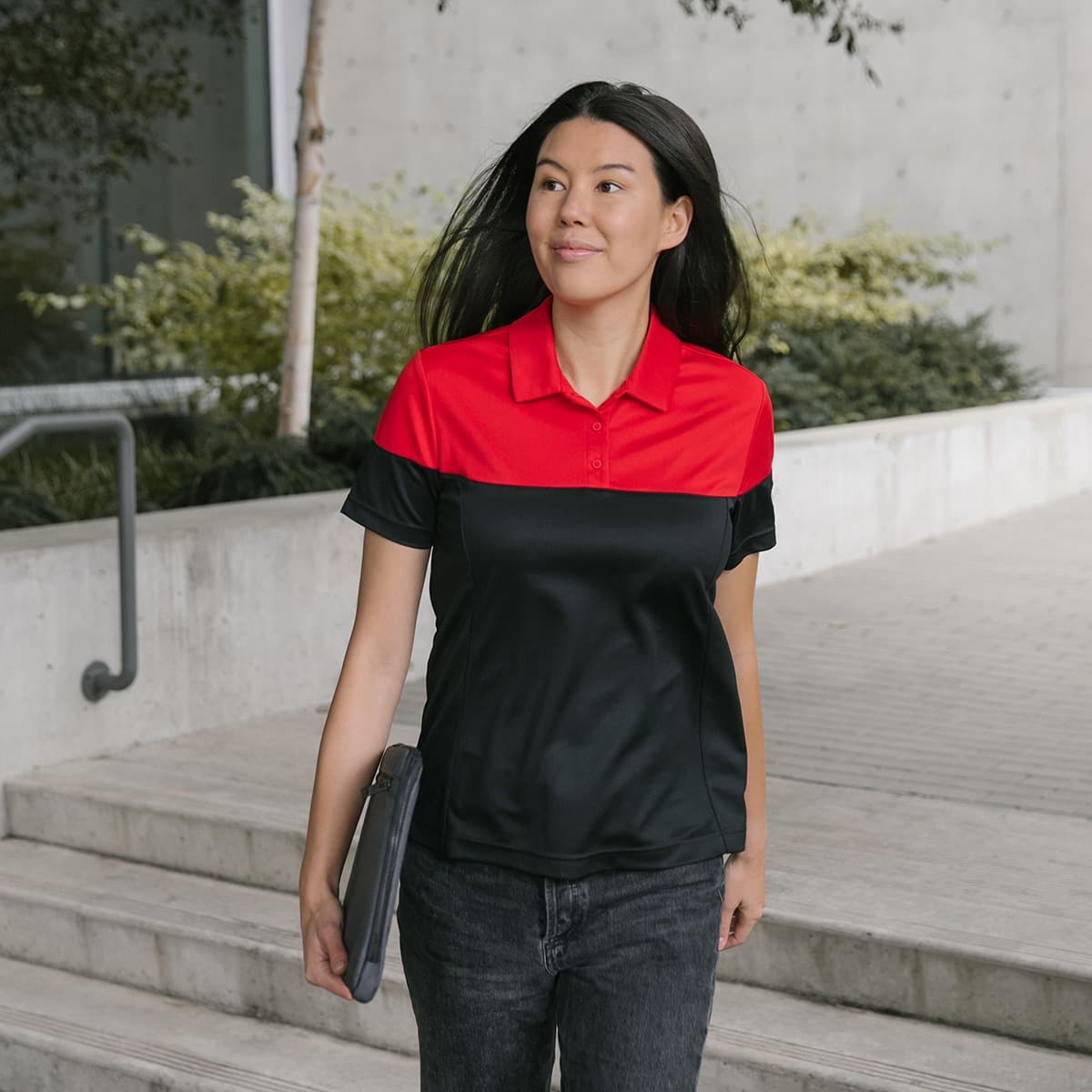 WOMEN'S MONTEREY 2-TONE POLO 