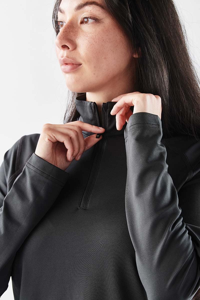 WOMENS AUGUSTA 1/4 ZIP LONG SLEEVE 