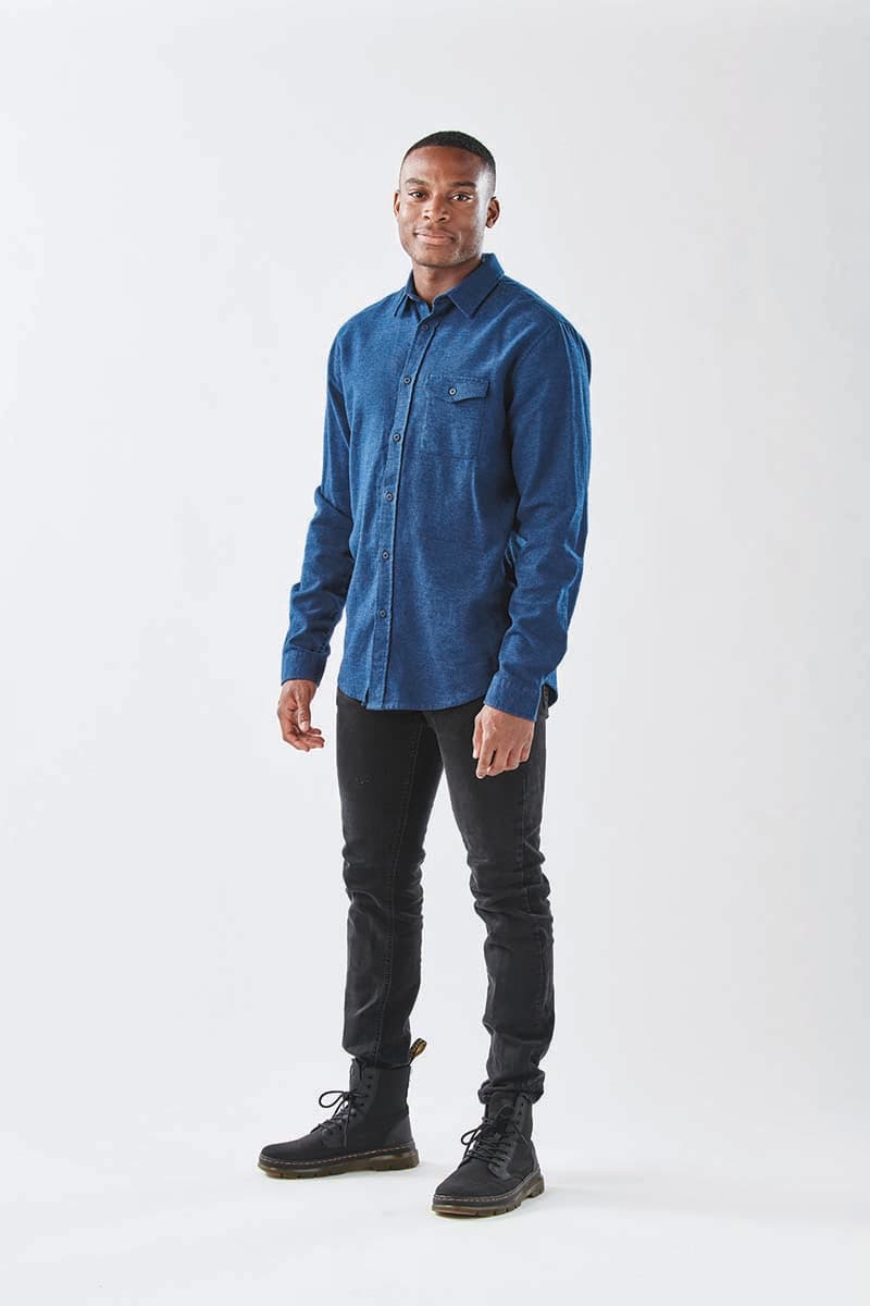 MENS DOCKYARD LONG SLEEVE TWILL SHIRT 