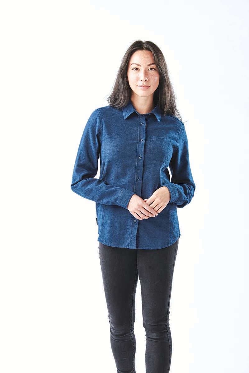 WOMENS DOCKYARD LONG SLEEVE TWILL SHIRT