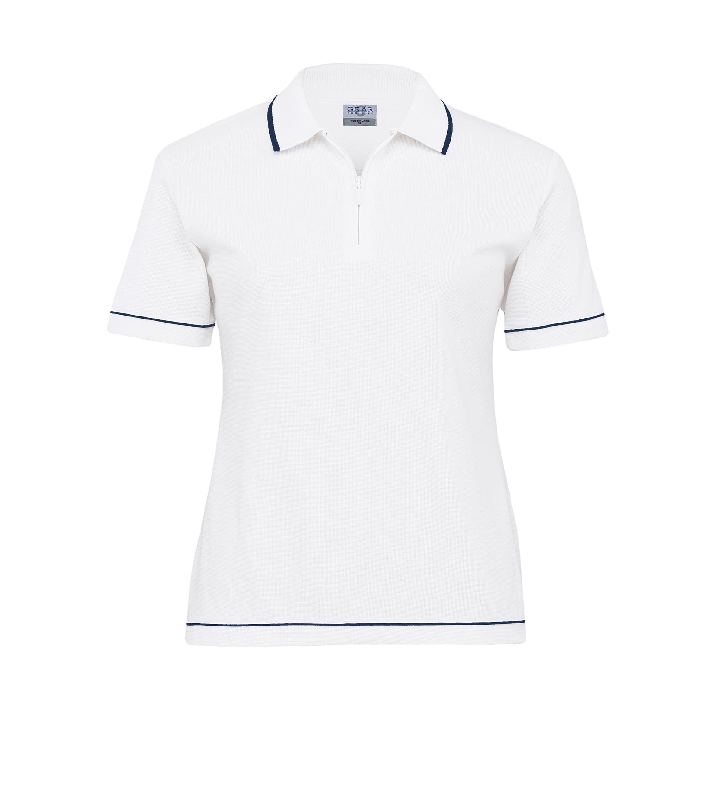 Retro Waffle Polo - Womens