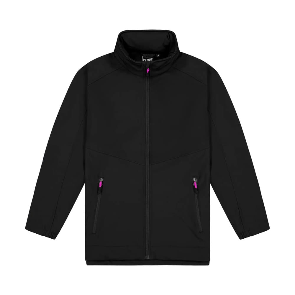 Aspiring Jkt - Contrast Zip Pulls Black/Fuchsia