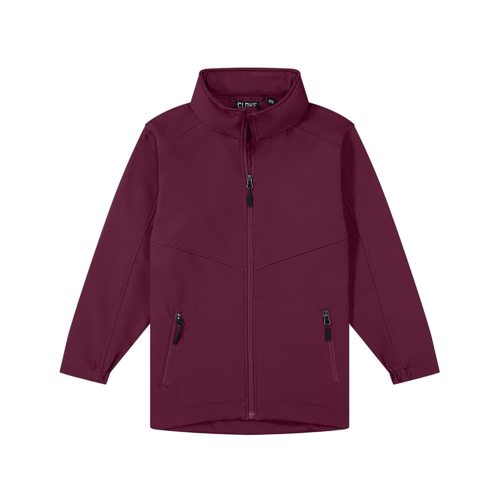 Aspiring Softshell Jacket - Kids Maroon