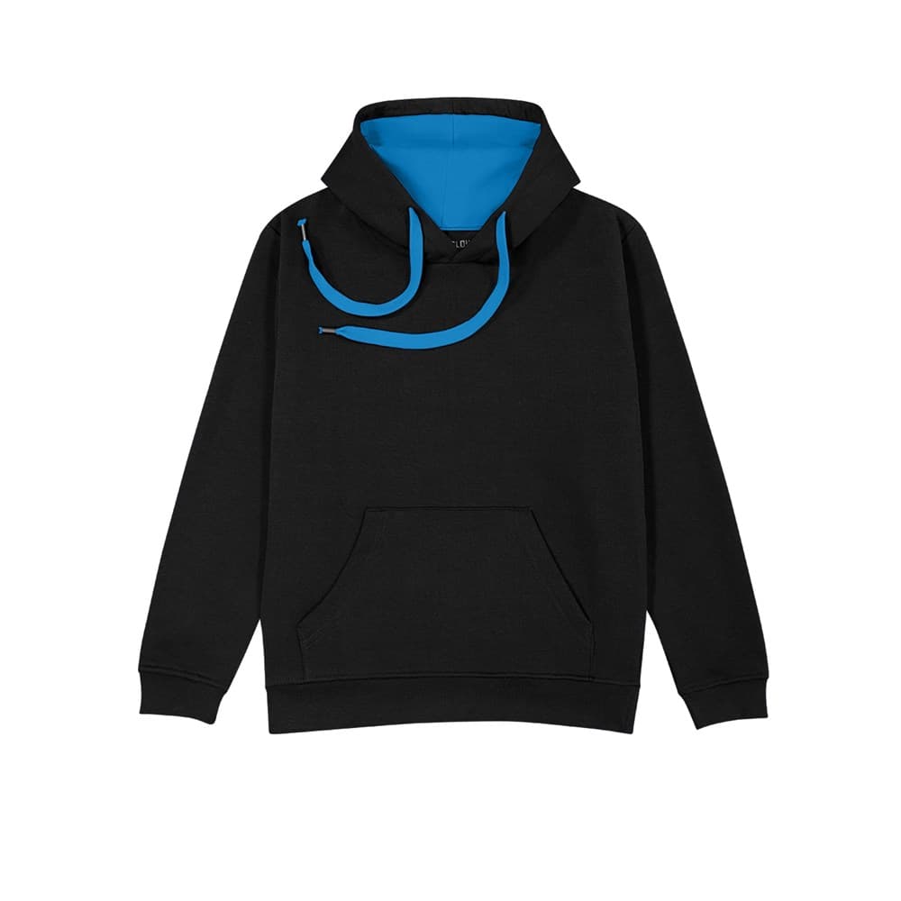 Got Colour Hoodie - Kids Black/Aqua