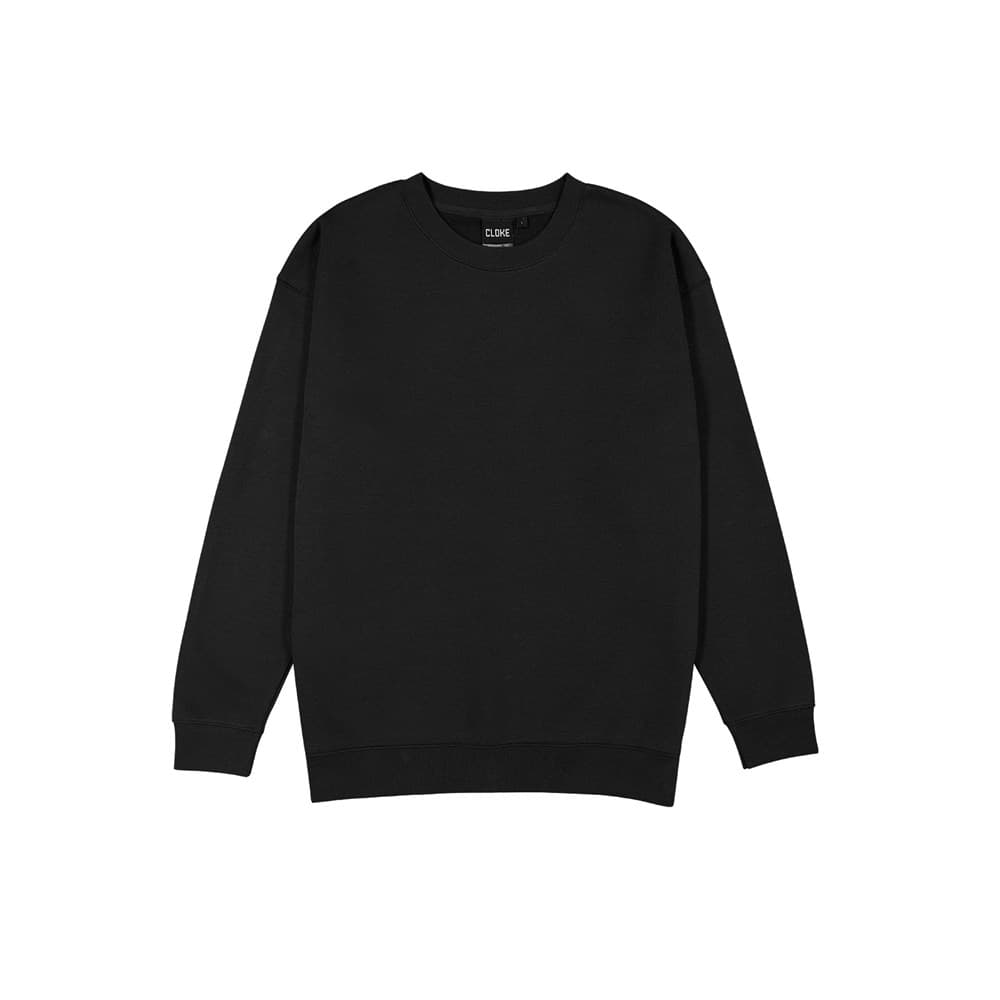 Standard Crew Neck Sweat Black