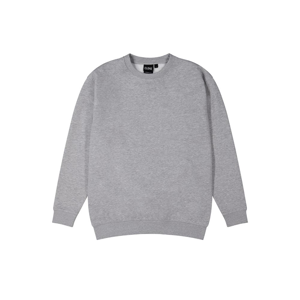 Standard Crew Neck Sweat Grey Marle