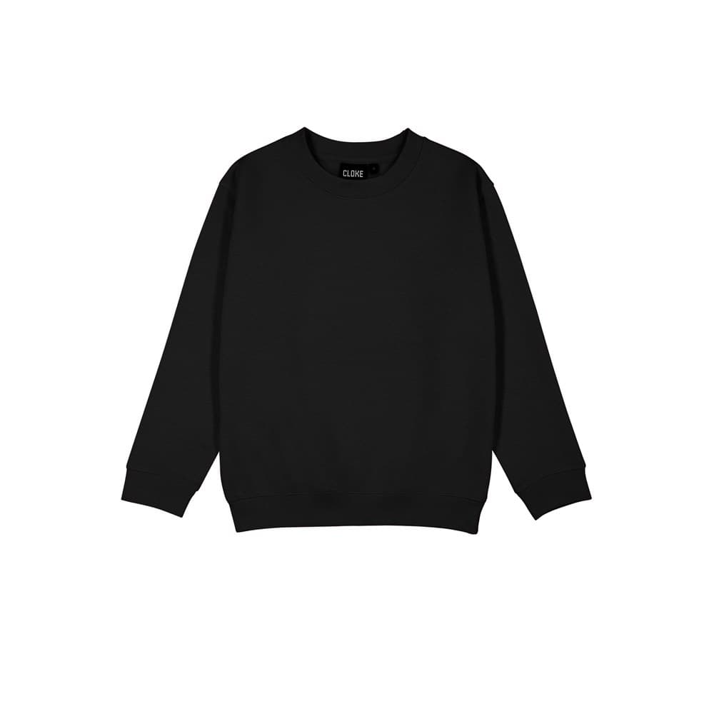 Standard Crew Neck Sweat - Kids Black
