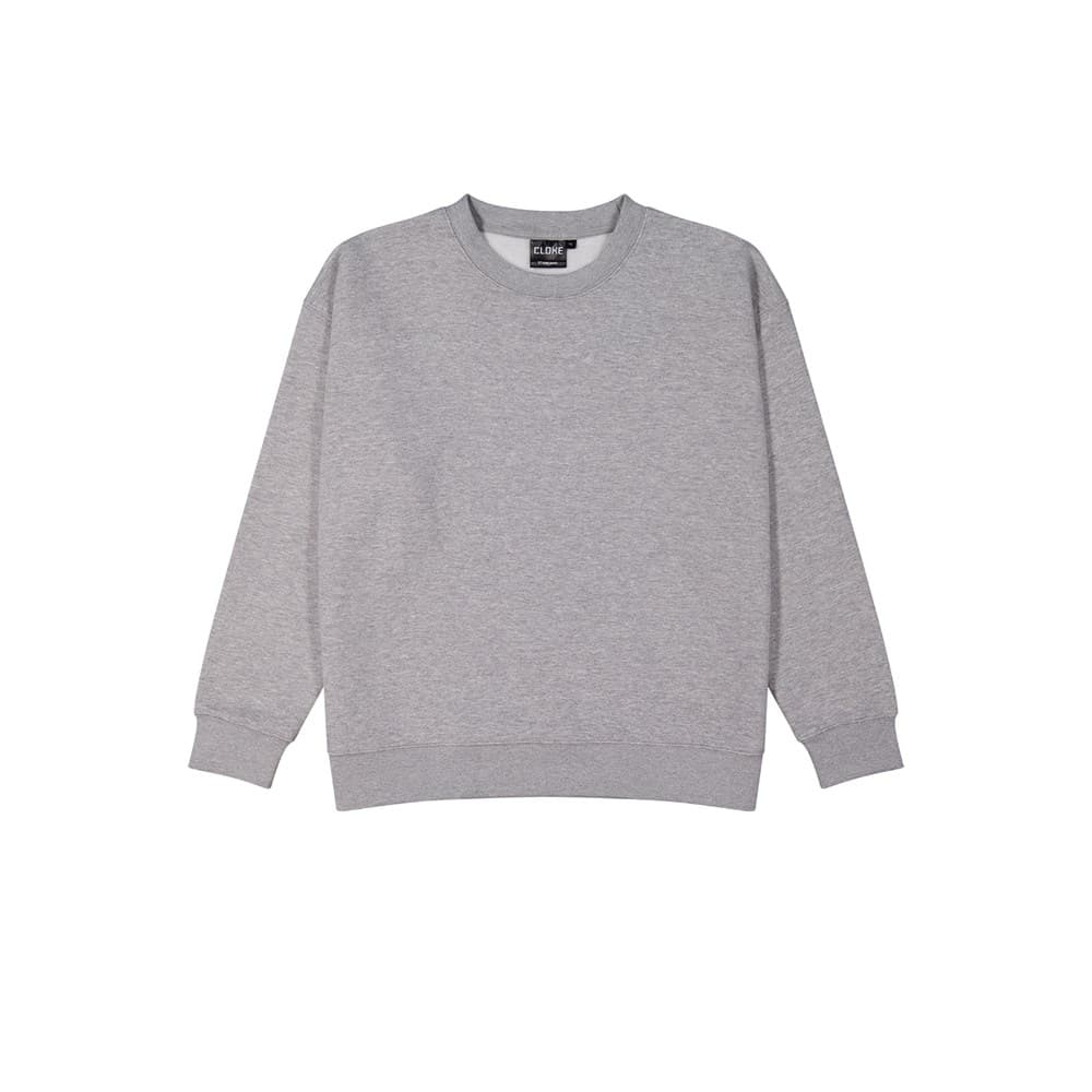 Standard Crew Neck Sweat - Womens Grey Marle