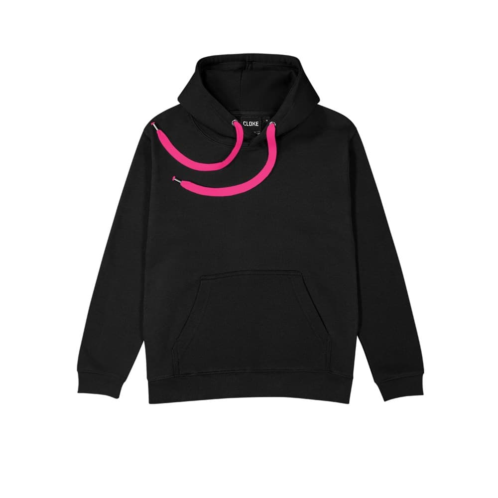 ColourMe Hoodie Black/Fuchsia