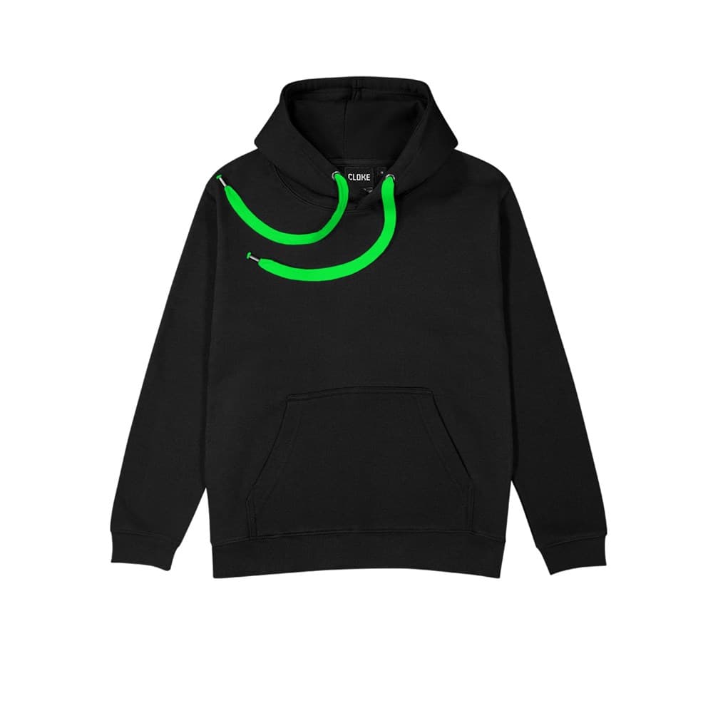 ColourMe Hoodie Black/Neon Green