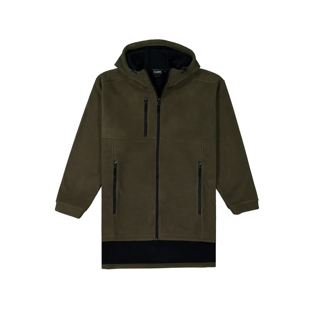 Hauroko Windproof Fleece - Full Zip Khaki