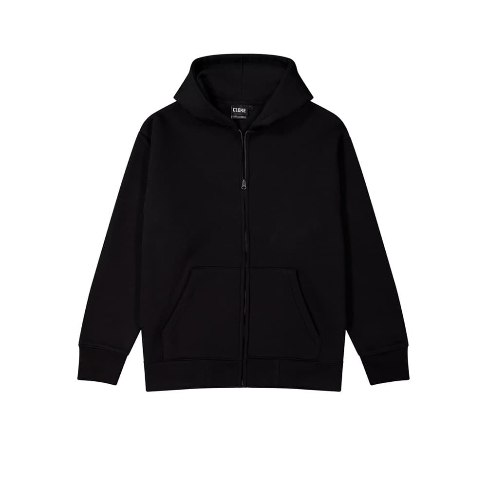 Explorer Zip Hoodie Black