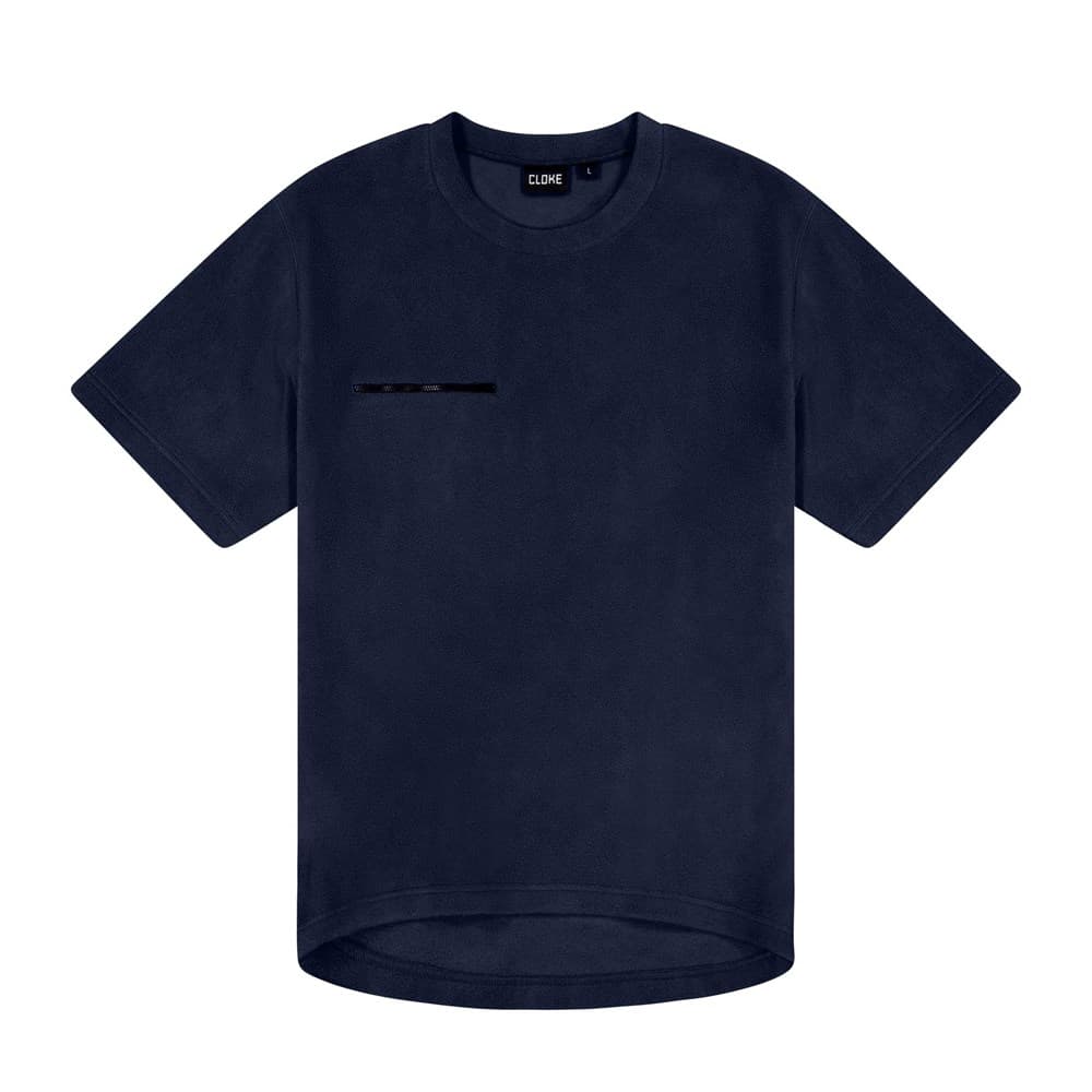 Monowai Fleece Tee Navy