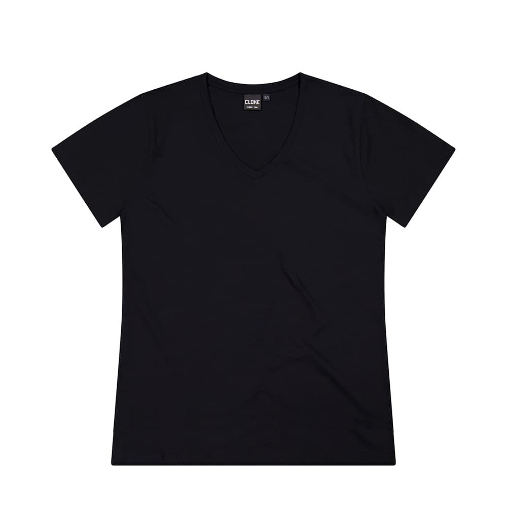 V-Neck Tee V2 - Womens Black