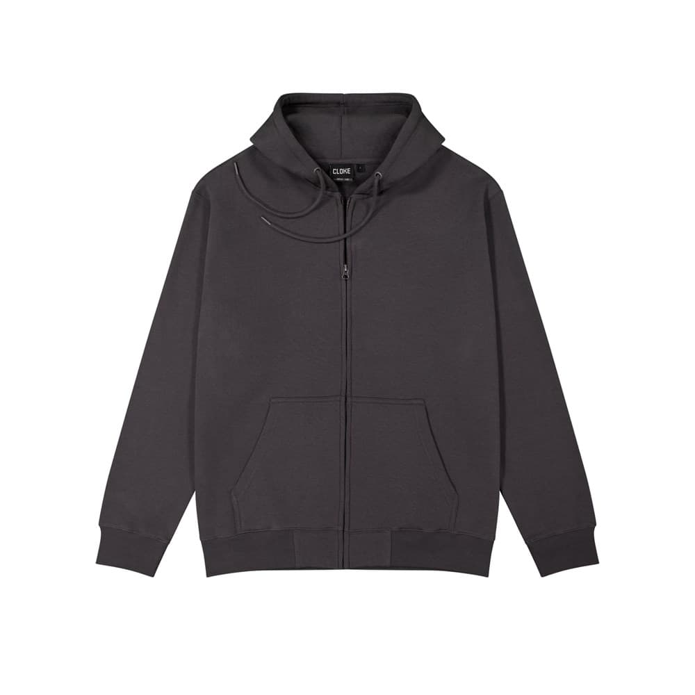 Campfire Zip Hoodie V2 - Mens Dark Grey
