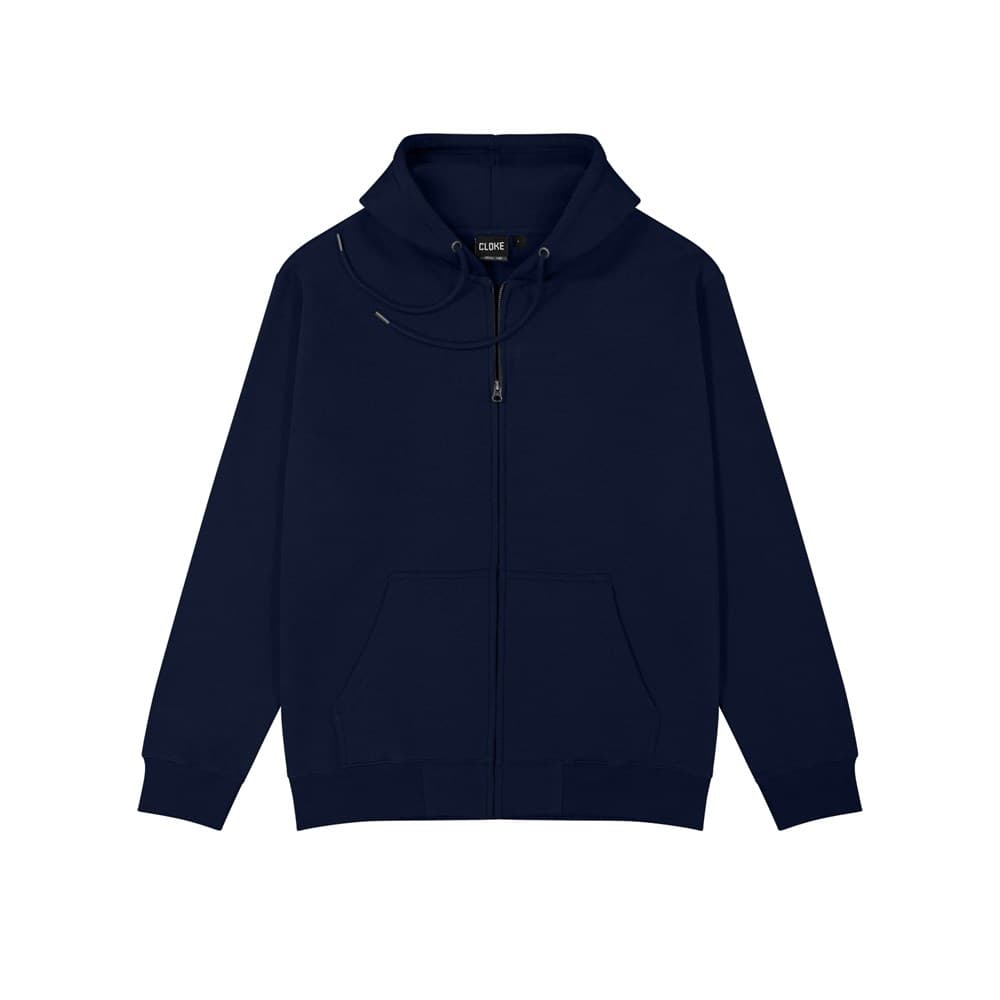 Campfire Zip Hoodie V2 - Mens Navy
