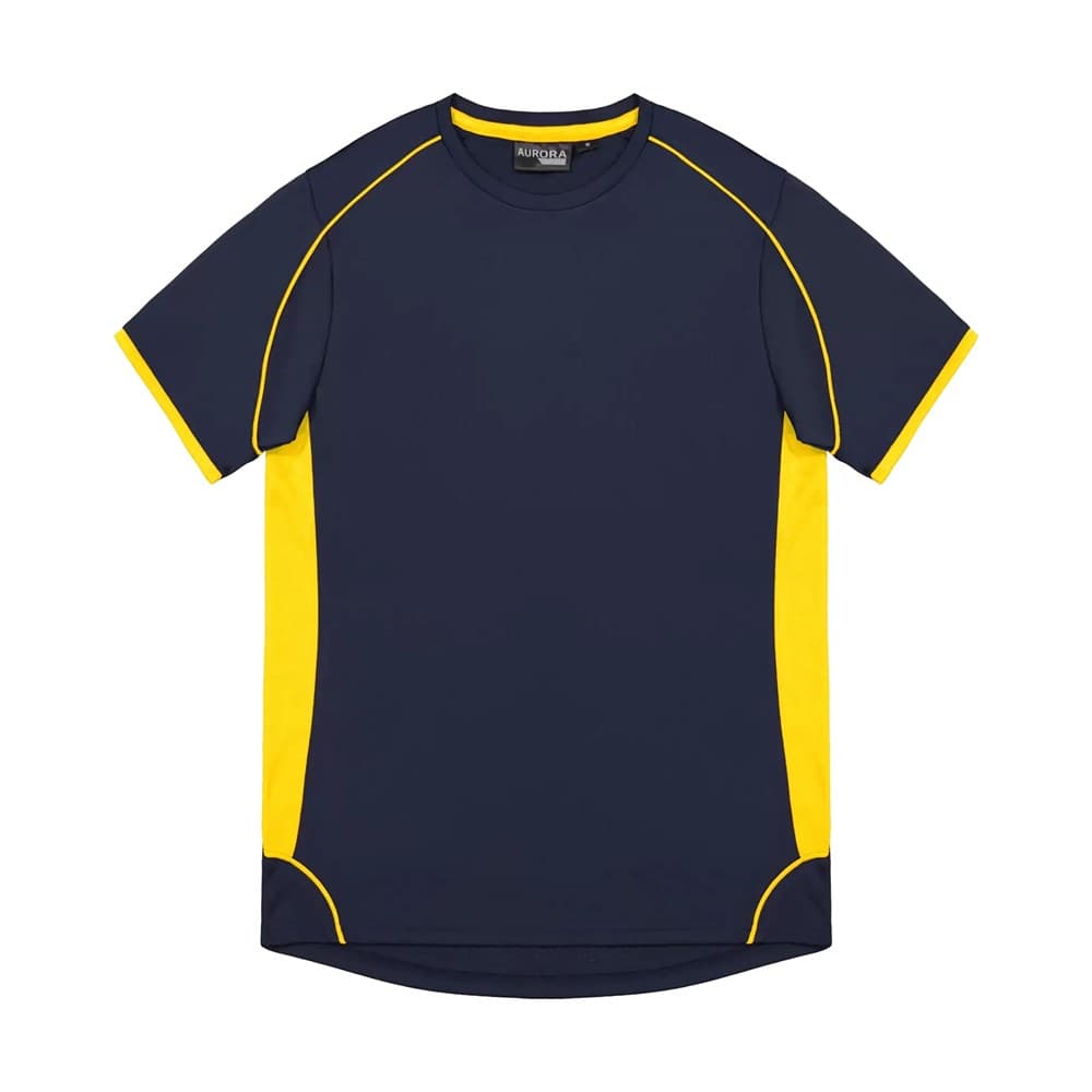 Matchpace T-Shirt Navy/Gold