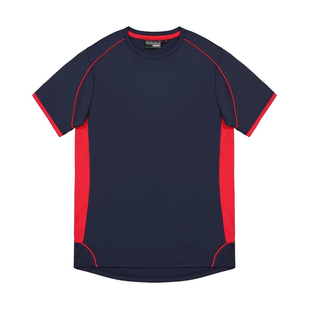 Matchpace T-Shirt Navy/Red