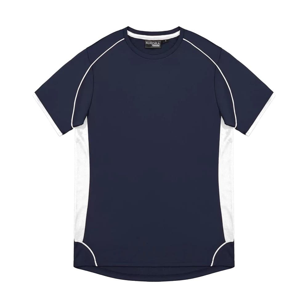Matchpace T-Shirt Navy/White