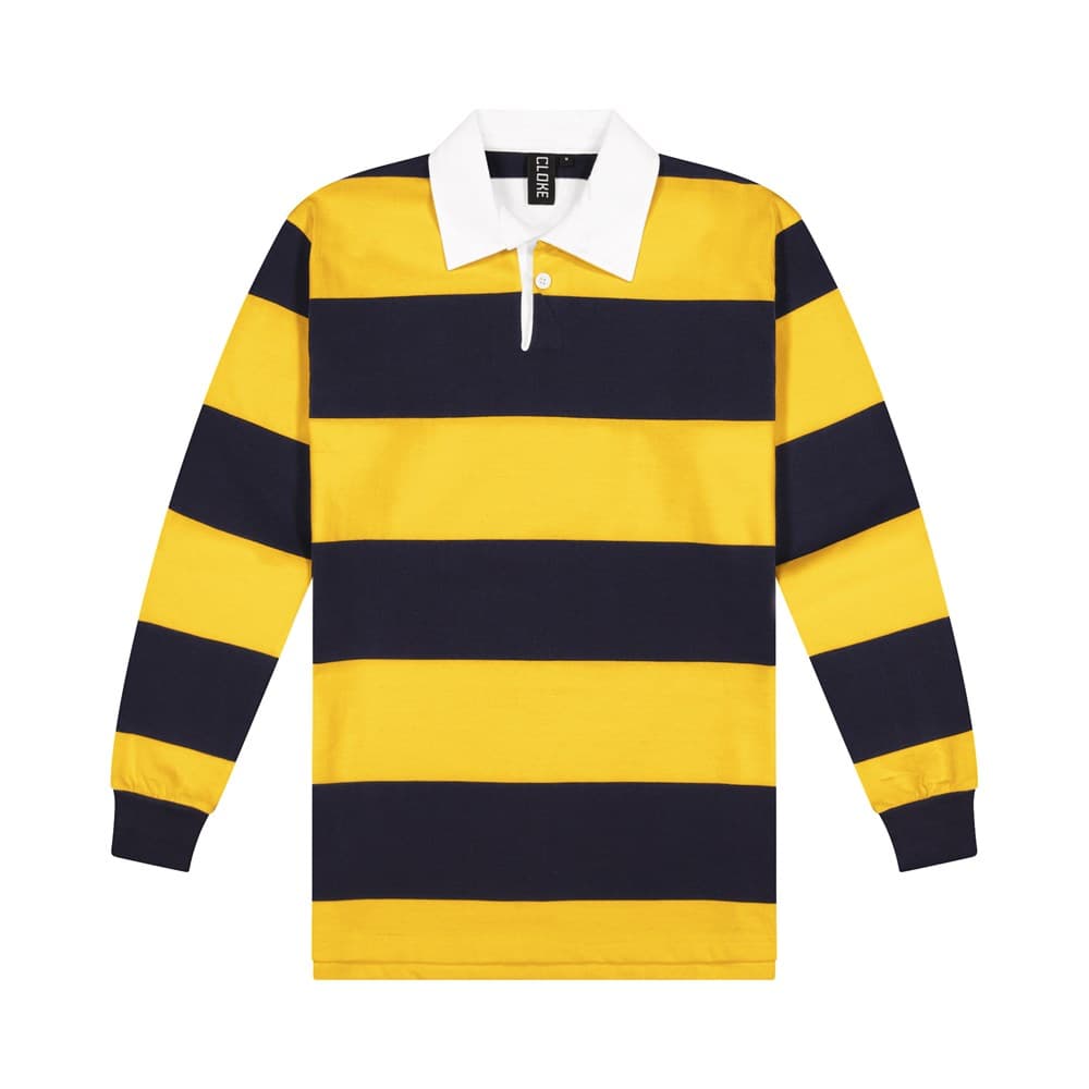 Striped Rugby Jersey - Sale Navy/Gold