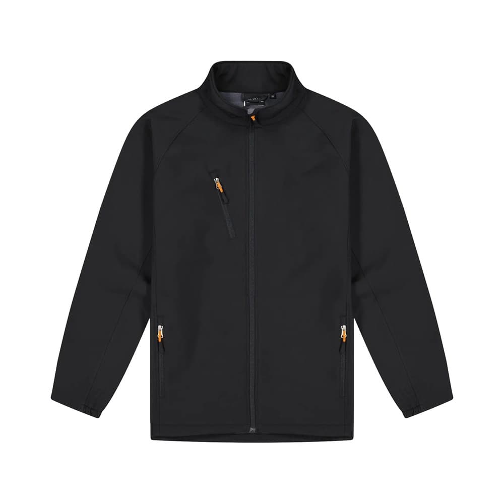 Mens PRO2 - Contrast Zip pulls Black/Orange