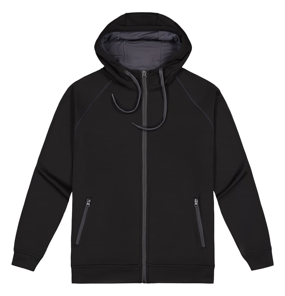 XT Performance Zip Hoodie Black/Grey