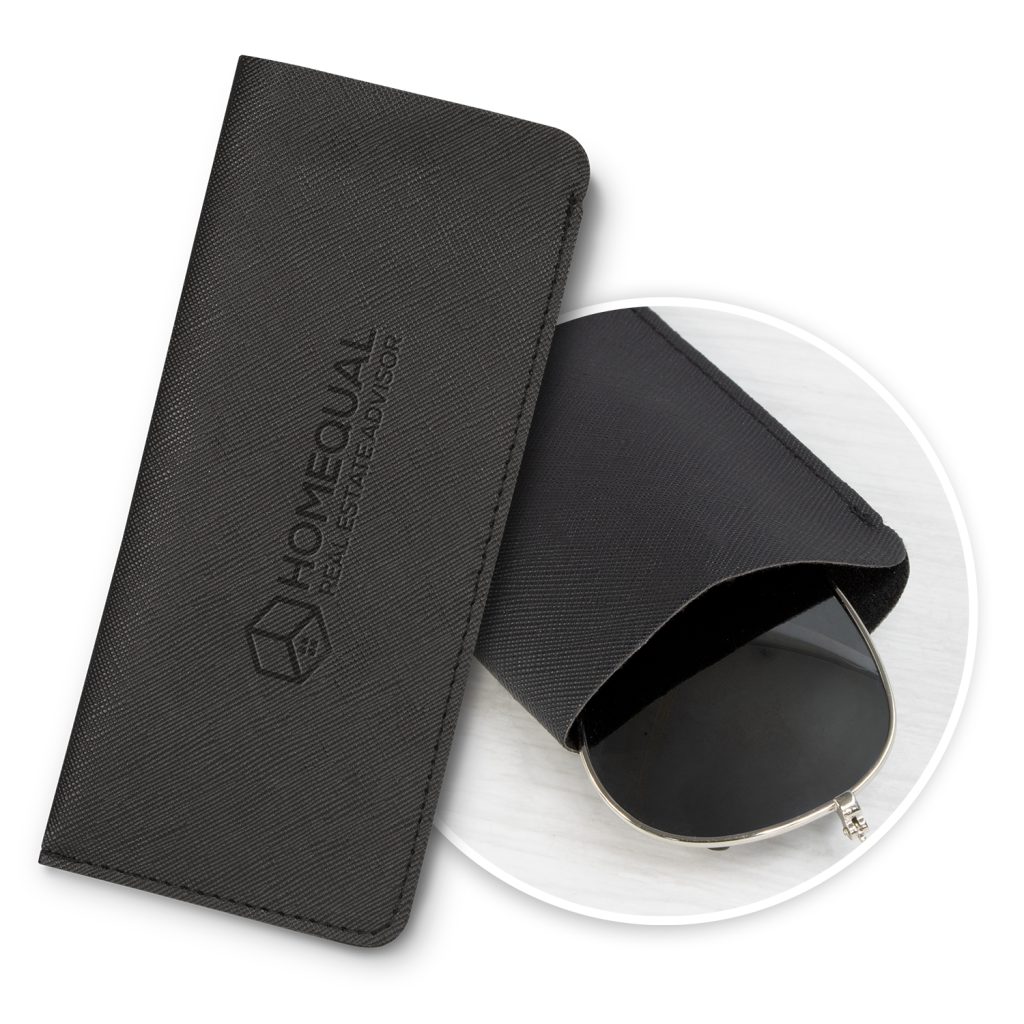 Branded sunglasses case